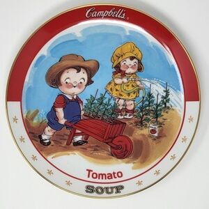 Tomato Soup Collector Plate #D673 Vintage 1993 The Campbell Kids by Danbury Mint